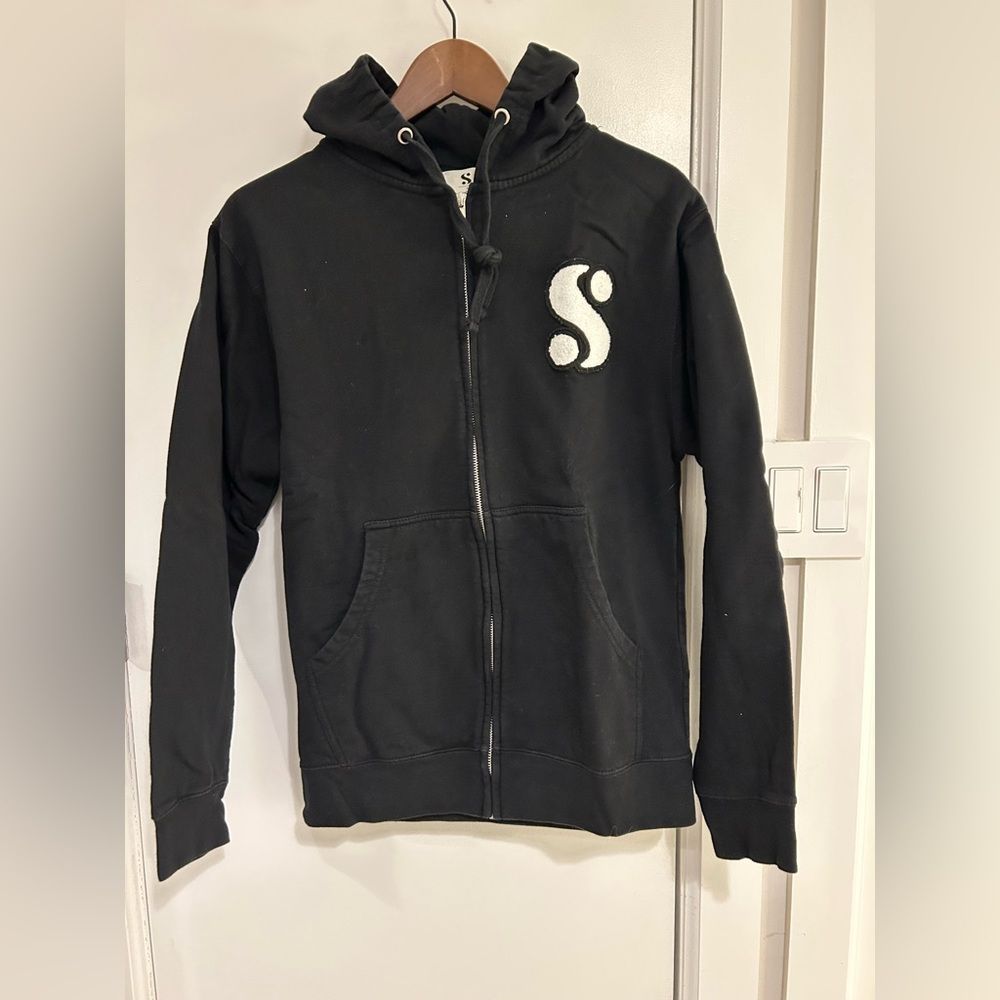 Serena Williams GOAT Black Zip Up Hoodie